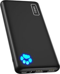 INIU Power Bank, на небольшой, но сильной внешней батареи USB C 10000 мАч, три выхода 3A вывода мобильного телефона с фонариками и основаниями Amazon AAA Alkali-Batheries, мощные, 1,5 В, 36 штук цена и информация | Зарядные устройства Power bank | kaup24.ee