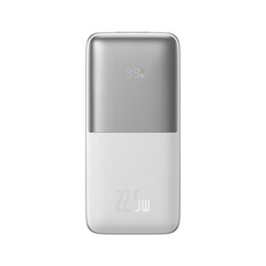 Зарядное устройство Baseus Bipow Pro powerbank 10000mAh 20W + USB 3A 0.3 м, cable white (PPBD040102) цена и информация | Зарядные устройства Power bank | kaup24.ee