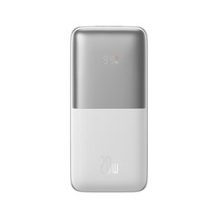 Зарядное устройство Baseus Bipow Pro powerbank 10000mAh 20W + USB 3A 0.3 м, cable white (PPBD040102) цена и информация | Зарядные устройства Power bank | kaup24.ee