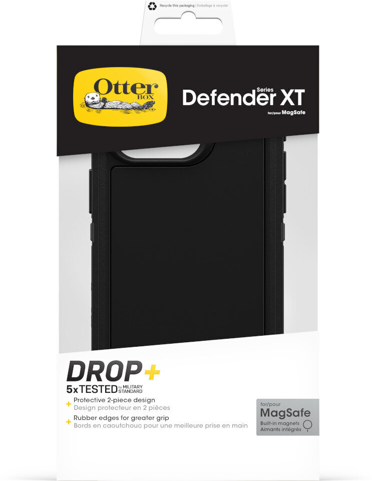 Otterbox kaitsekest Defender XT, iPhone 15 Pro, must цена и информация | Telefoni kaaned, ümbrised | kaup24.ee