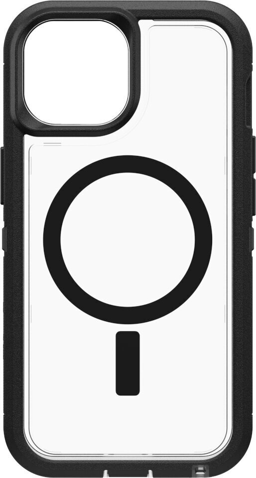 Otterbox kaitsekest Defender XT, iPhone 15 / 14 / 13, must / läbipaistev цена и информация | Telefoni kaaned, ümbrised | kaup24.ee