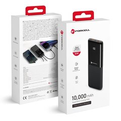 Forcell P10k1, 10000mah цена и информация | Зарядные устройства Power bank | kaup24.ee