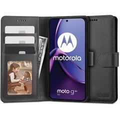 Tech-Protect wallet ümbris Motorola Moto G84 5G must hind ja info | Telefoni kaaned, ümbrised | kaup24.ee