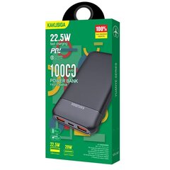 KAKUSIGA KSC-887 10000mAh | 2 x USB | 22.5W must hind ja info | Akupangad | kaup24.ee