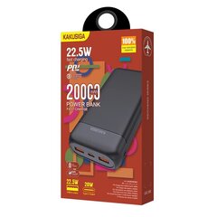 KAKUSIGA KSC-888 power bank 20000mAh | 2 x USB | 22.5W черный цена и информация | Зарядные устройства Power bank | kaup24.ee
