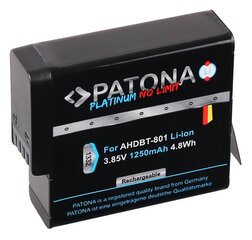 PATONA digitaalse kaameraga aku GoPro Hero 5/6/7/8 1250 mAh Li-Ion Platinum hind ja info | Akud videokaameratele | kaup24.ee