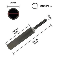 SDS-Plus maandusvarda juht, 16,67 mm hind ja info | Toiteplokid | kaup24.ee