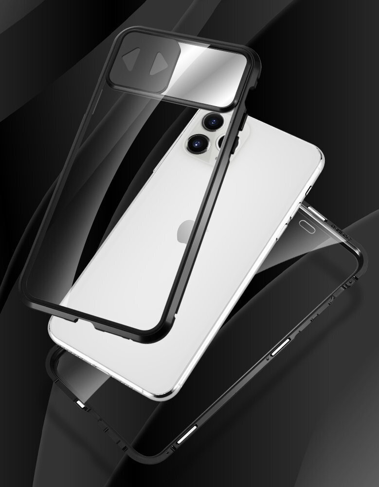 Wozinsky Magnetic Cam Slider Case Full Body Cover sisseehitatud eesmine klaasist objektiivi rootor Huawei P40 mustale цена и информация | Telefoni kaaned, ümbrised | kaup24.ee