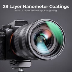 K&F Concept Nano-X MCUV UV-filter 58 mm hind ja info | Filtrid fotoaparaatidele | kaup24.ee