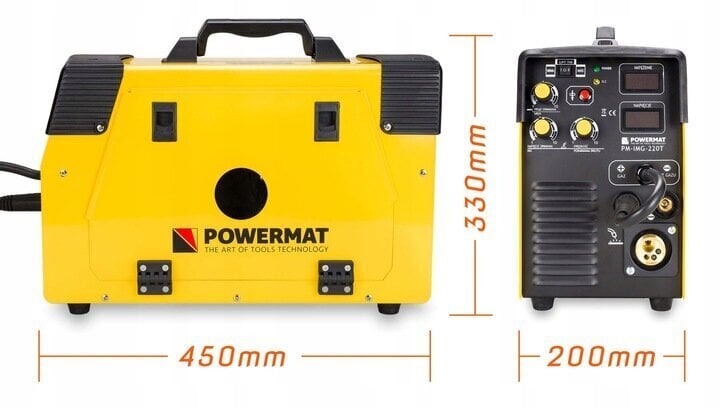 Keevitusmasin Powermat PM-IMG-220T, 230V, 40-220A hind ja info | Keevitusseadmed | kaup24.ee