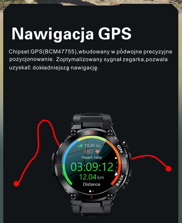 Meeste nutikas Watch Gravity GT8-2 - Z GPS (SG017B) цена и информация | Nutikellad (smartwatch) | kaup24.ee