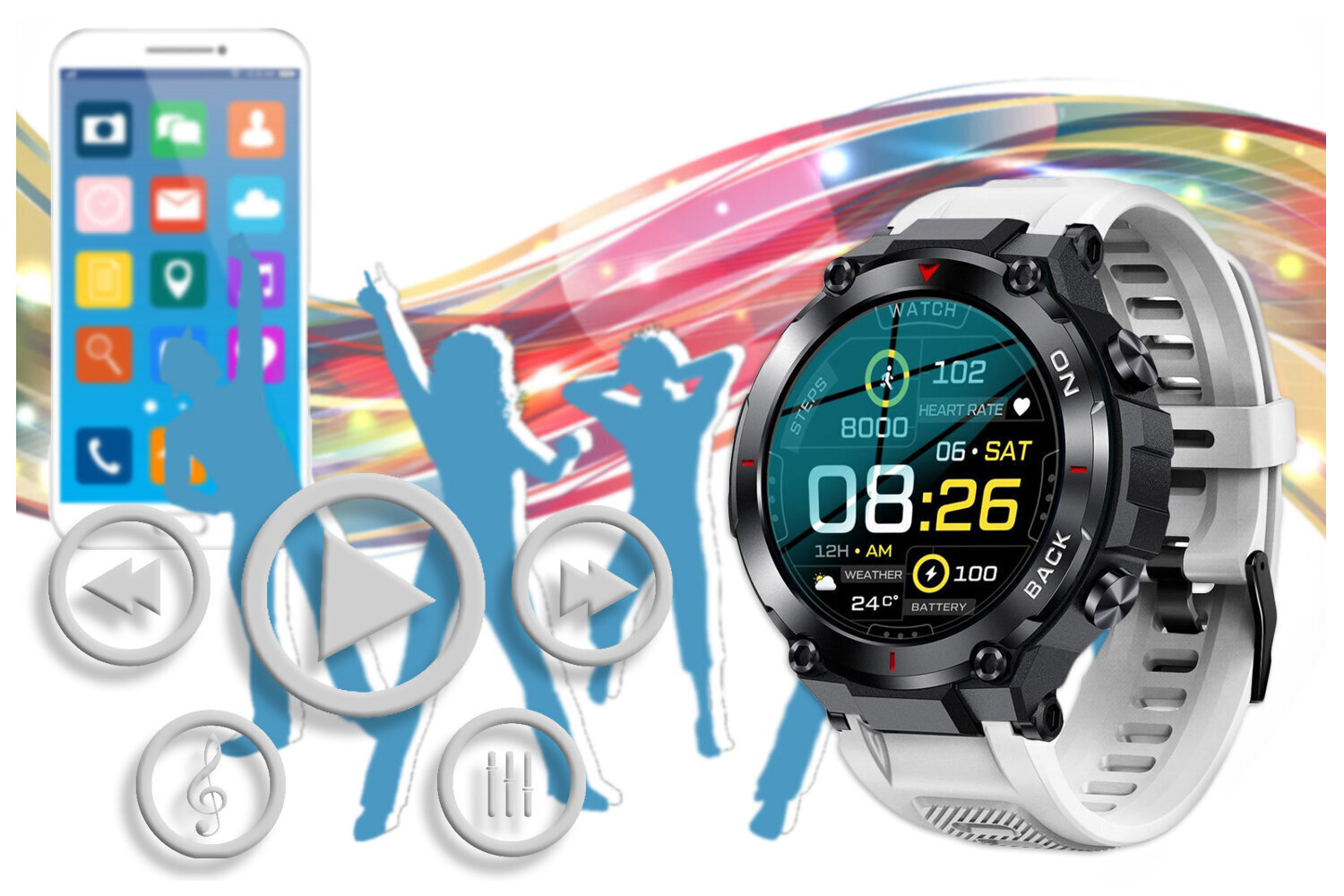 Meeste nutikas Watch Gravity GT8-6 - Z GPS (SG017F) hind ja info | Nutikellad (smartwatch) | kaup24.ee