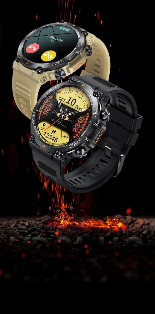 Meeste nutikas Watch Gravity GT7-6 Pro - helistamisfunktsioon, pulseomeeter (SG018F) цена и информация | Nutikellad (smartwatch) | kaup24.ee