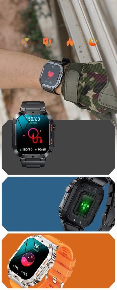 Meeste nutikas Watch Gravity GT6-4 - helistamisfunktsioon, Monitor SNU (SG020D) цена и информация | Nutikellad (smartwatch) | kaup24.ee