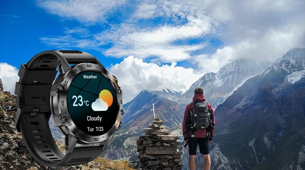 Meeste nutikas Watch Gravity GT9-2 - helistamisfunktsioon, survemõõtur (SG021B) цена и информация | Nutikellad (smartwatch) | kaup24.ee