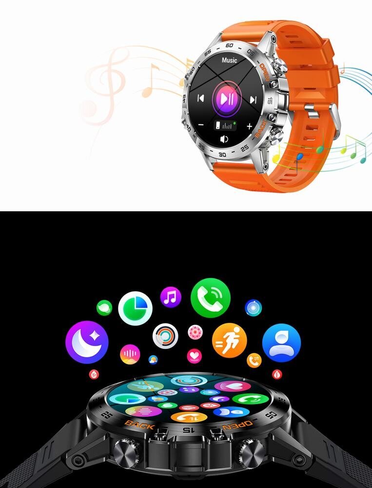 Meeste nutikas Watch Gravity GT9-2 - helistamisfunktsioon, survemõõtur (SG021B) цена и информация | Nutikellad (smartwatch) | kaup24.ee