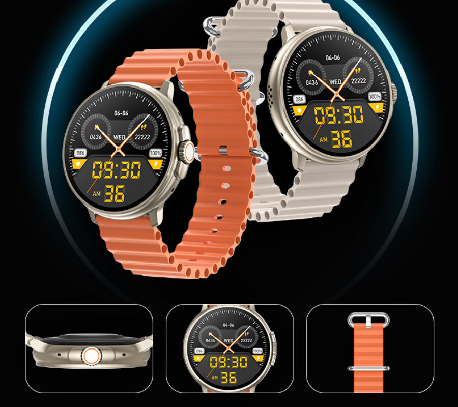 Nutikas kell unisex Rubicon RNCF15 - Bluetooth -kõne, traadita laadimine (SR057A) цена и информация | Nutikellad (smartwatch) | kaup24.ee