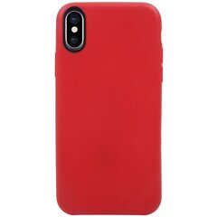 Твердый силиконовый (TPU) чехол – красный (iPhone X / Xs) цена и информация | Чехлы для телефонов | kaup24.ee