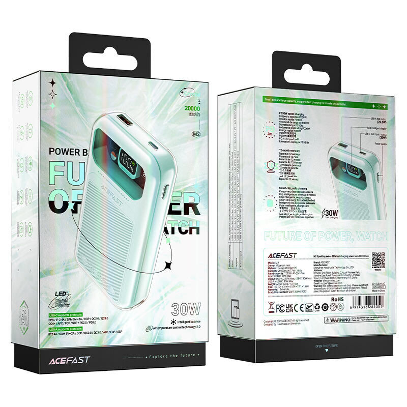 Varutoiteallikas ("Power Bank") Acefast Sparkling Series M2 20000mAh hind ja info | Akupangad | kaup24.ee