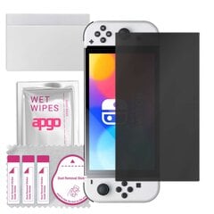 apgo Privacy Hybrid jaoks Nintendo Switch Oled, 7H, matt, spioonivastane, karastatud klaasi asendaja, mitte-kraakkimine цена и информация | Защитные пленки для телефонов | kaup24.ee