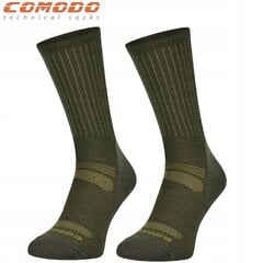 Puugivastased sokid, Comodo, HUNTING MERINO ANTI-TICK SMP1, roheline hind ja info | Meeste sokid | kaup24.ee