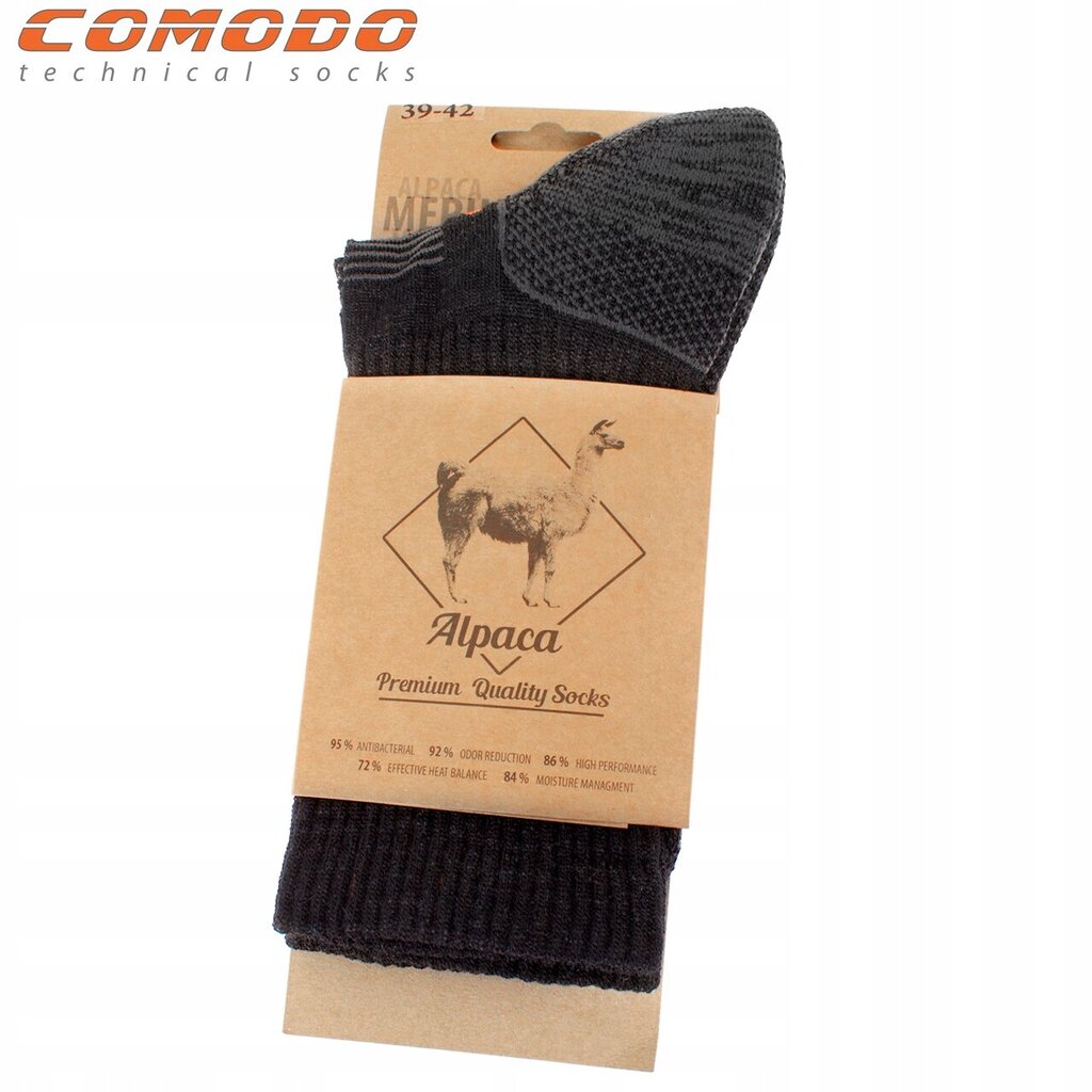 Termoaktiivsed sokid, Comodo, LIGHT HIKER STAL-06, must hind ja info | Meeste sokid | kaup24.ee