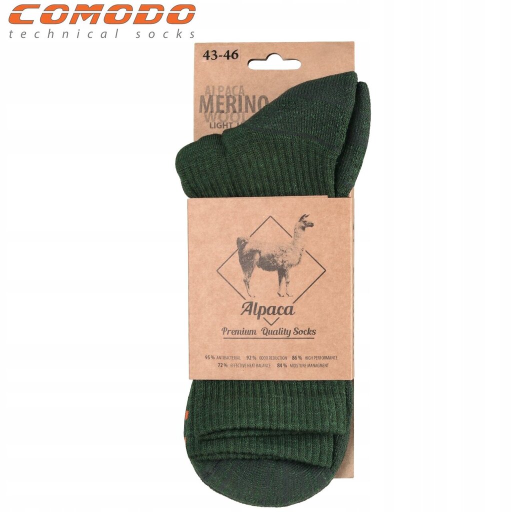 Termoaktiivsed sokid, Comodo, LIGHT HIKER STAL-04, khaki hind ja info | Meeste sokid | kaup24.ee