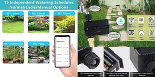 TUYA Smart Watering Controller, Wi-Fi цена и информация | Принадлежности для отопительного оборудования | kaup24.ee