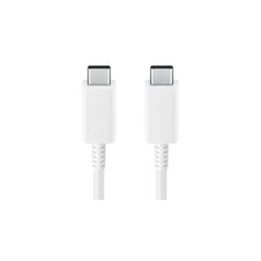 Samsung EP-DX510JWEGEU USB-C -> USB-C кабель PD | 100 Вт | 5A | 1,8 м белый (OEM) цена и информация | Borofone 43757-uniw | kaup24.ee