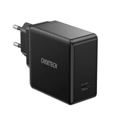 Быстрое зарядное устройство, Choetech Q40041, USB Type-C PD 60 Вт, 3 А, черный цена и информация | Зарядные устройства для телефонов | kaup24.ee