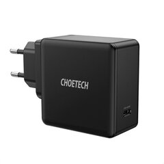 Быстрое зарядное устройство, Choetech Q40041, USB Type-C PD 60 Вт, 3 А, черный цена и информация | Зарядные устройства для телефонов | kaup24.ee