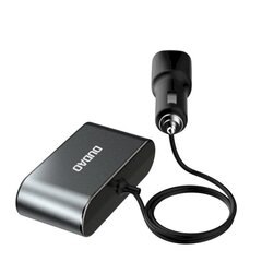 Автомобильное зарядное устройство, Dudao, 2x USB, с платиновым покрытием, черный цена и информация | Зарядные устройства для телефонов | kaup24.ee