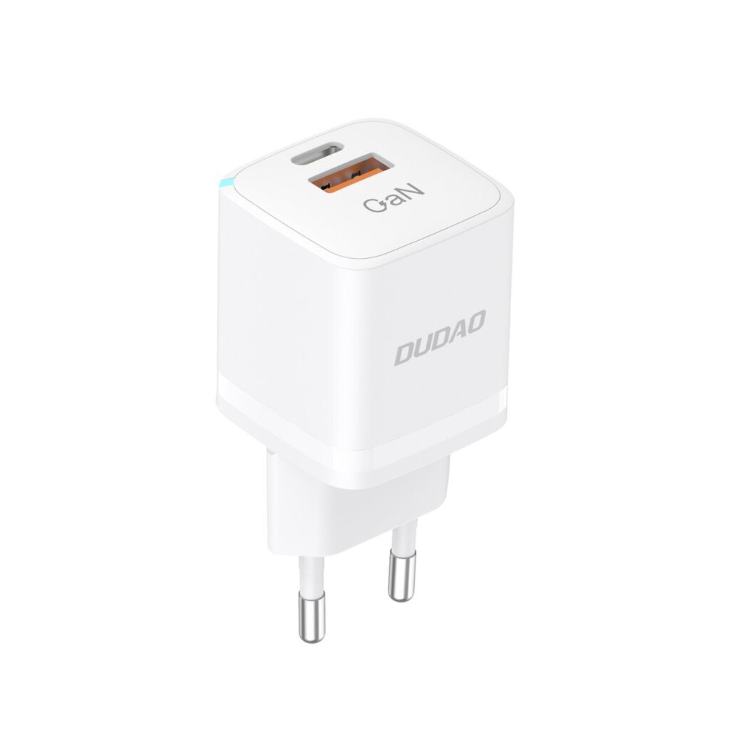 Võrgulaadija, Dudao A13ProEU1, GaN 33W., PPS USB-C USB-A., valge hind ja info | Mobiiltelefonide laadijad | kaup24.ee