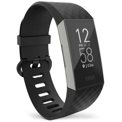 Julman Ремешок для часов Fitbit Charge 3/4 SL BK Fitbit Charge 3/4  SL BK цена и информация | Аксессуары для смарт-часов и браслетов | kaup24.ee