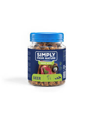 Simply From Nature Smart Bites с олениной, 5x130 гр цена и информация | Лакомства для собак | kaup24.ee