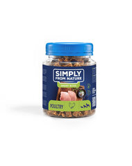 Simply From Nature Smart Bites linnulihaga, 5x130 g hind ja info | Maiustused koertele | kaup24.ee