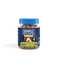 Simply From Nature Smart Bites küülikulihaga, 5x130 g hind ja info | Maiustused koertele | kaup24.ee