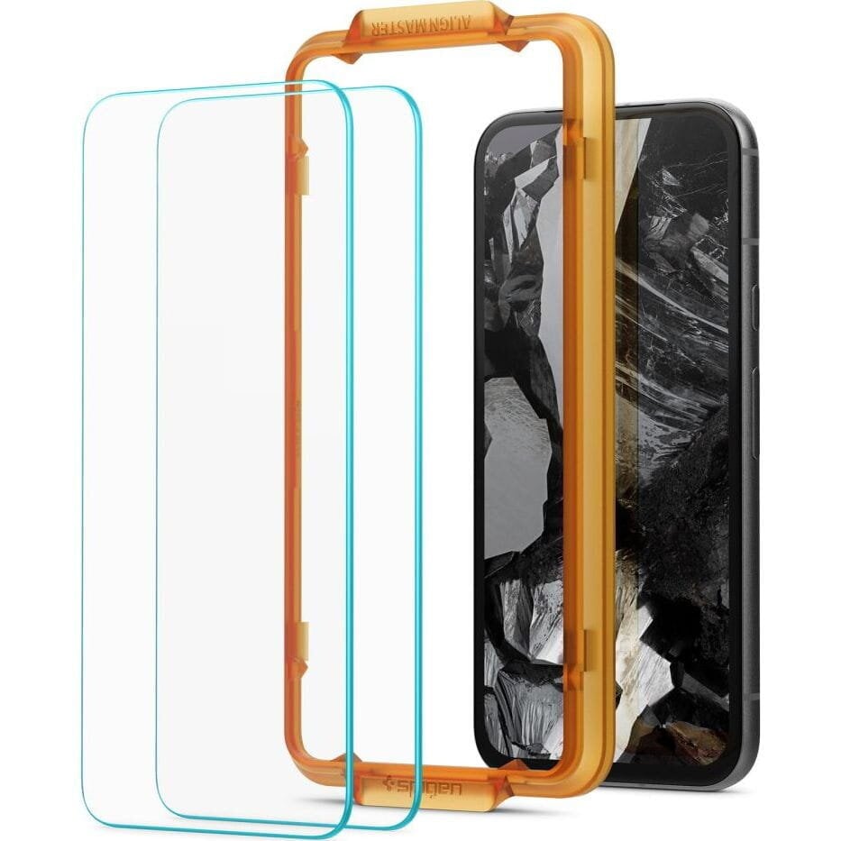 Klaas Spigen Glas.tR AM 2-Pack Google Pixel 8a цена и информация | Ekraani kaitsekiled | kaup24.ee