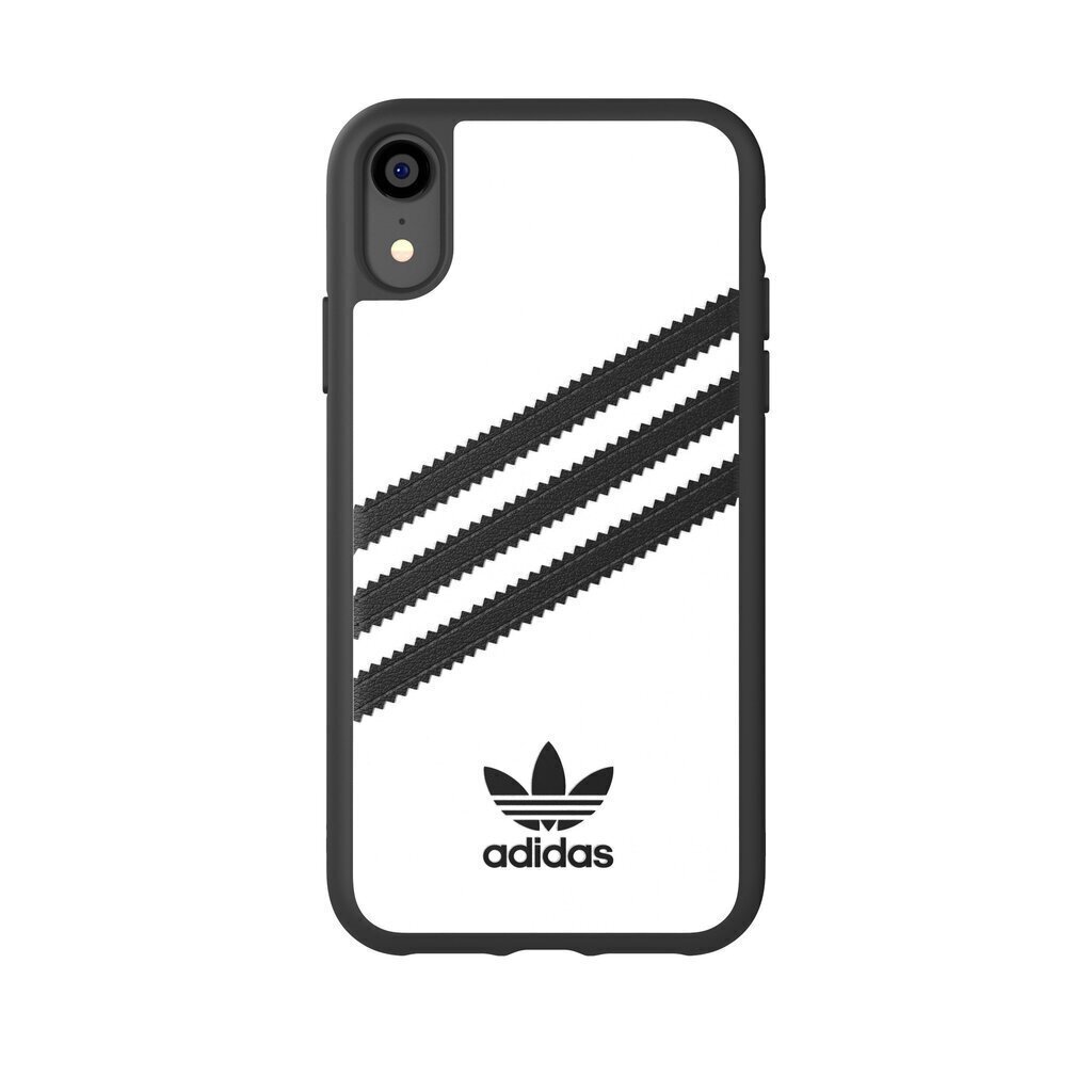 Adidas Originals Case PU for iPhone XR white/black цена и информация | Telefoni kaaned, ümbrised | kaup24.ee