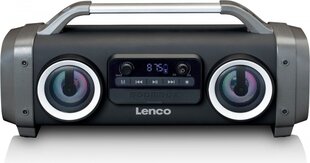 Lenco Portable Boombox SPR-100 Bluetooth USB FM hind ja info | Raadiod ja äratuskellad | kaup24.ee