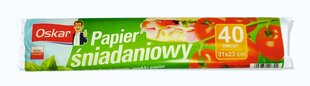 Оскар, бумажные завтраки, 40 штук цена и информация | Формы, посуда для выпечки | kaup24.ee