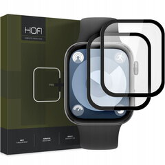 Ekraaniklaas Hofi Hybrid Pro+ Huawei Watch Fit 3 musta raamiga 2 tk hind ja info | Nutikellade ja nutivõrude tarvikud | kaup24.ee