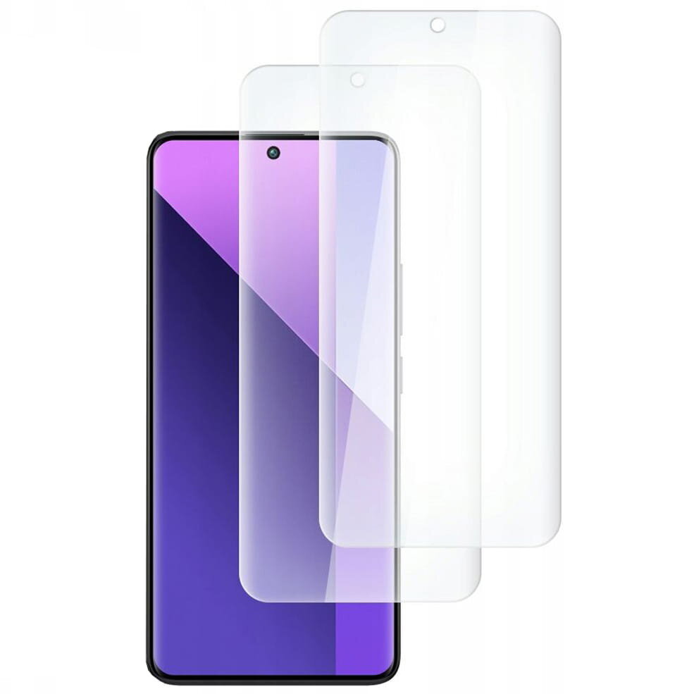 Karastatud klaas Hofi UV Glass Pro+ Xiaomi Redmi Note 13 Pro+ 5G 2 tk hind ja info | Ekraani kaitsekiled | kaup24.ee