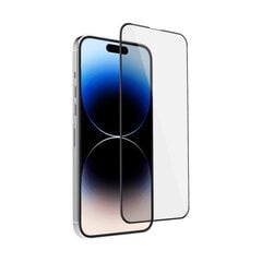 LCD kaitsev karastatud klaas 2.5D Tellos Apple iPhone 16 must hind ja info | Ekraani kaitsekiled | kaup24.ee