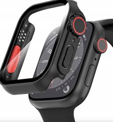 Чехол 2 в 1 + закаленное стекло для Apple Watch 7/8 45MM цена и информация | Аксессуары для смарт-часов и браслетов | kaup24.ee