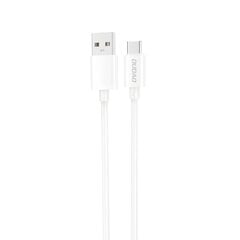 Dudao L4ST USB-A / USB-C kaabel 5A 1m - valge hind ja info | Mobiiltelefonide kaablid | kaup24.ee