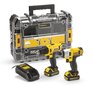 Tööriistakomplekt Dewalt DCK211D2T 10.8V, 2.0Ah цена и информация | Akutrellid, kruvikeerajad | kaup24.ee