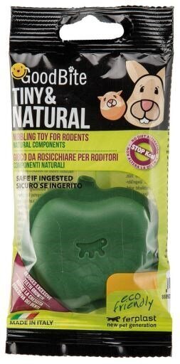 Närimislelu närilistele Feplast GoodBite Tiny & Natural Apple, 45g hind ja info | Puurid ja tarvikud väikeloomadele | kaup24.ee