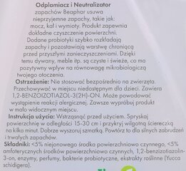 Plekieemaldaja ja lõhna neutraliseerija Beaphar, 500ml цена и информация | Средства по уходу за животными | kaup24.ee