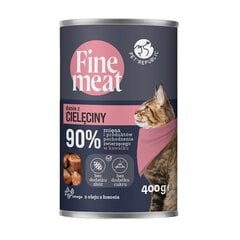 PetRepublic Fine Meat с телятиной, 400 г. цена и информация | Кошачьи консервы | kaup24.ee